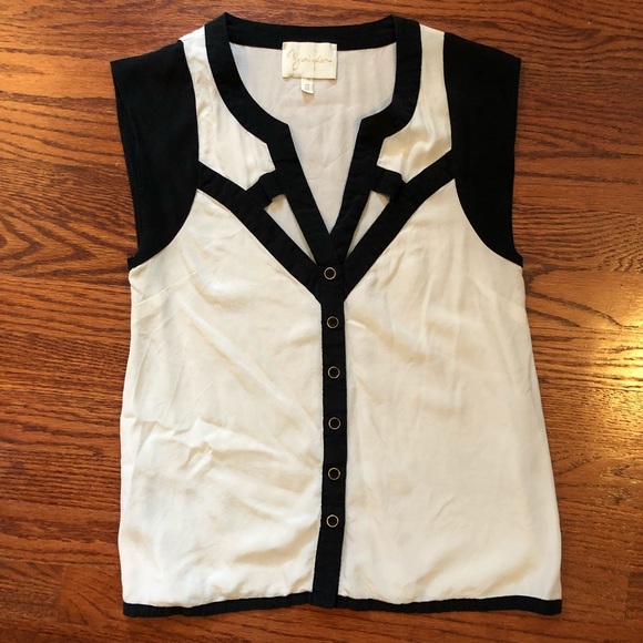 Yumi Kim Women’s White 100% Silk Top (Small) - Picture 1 of 8